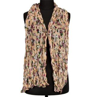 Scarf  160x50cm, beige-mixed - only 7pcs left!
