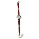 Ladies watch DI LEO Vita, red, no battery check!