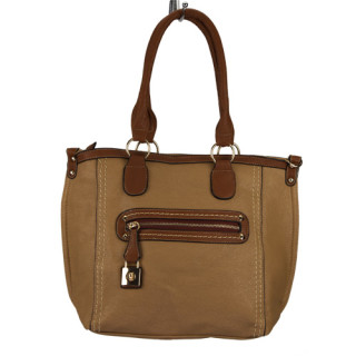 Modische Handtasche Svea, Beige/Braun