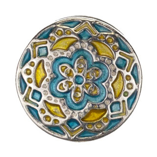 Clip, metal, 20mm, multicolored
