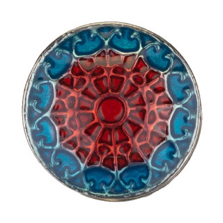 Clip, metal, 20mm, multicolored
