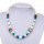 Necklace Howlith/White Coral