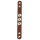 Lederarmband für Clips, 22,5 x 2,2cm, Braun