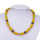 Necklace yellow jade