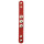 leather bracelet for clips, 22,5 x 2,2cm, red