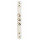 leather bracelet for clips, 22,5 x 2,2cm, white