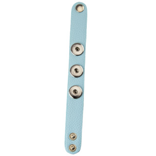 Faux leather strap for clips, Hellblue
