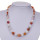 Halskette fac. Achat/Bergkristall