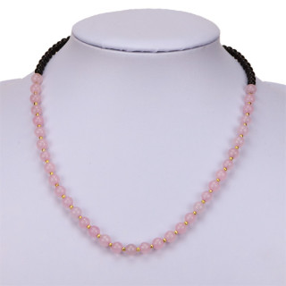 Necklace rose quartz
