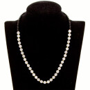 Necklace white jade