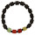 Bracelet glass, cube, multicoloured