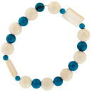bracelet Howlith/white foam coral