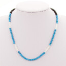 Necklace Howlith/white jade