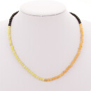 Necklace periodic jade/red aventurine