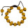 Armkette gefärbte Lava, Gold