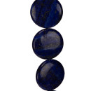 strand lapis lazuli, coin, 30mm