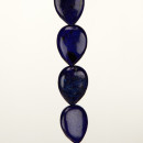 strand lapis lazuli, wings, 25x18mm