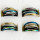 Stainless steel ring, 5pcs