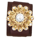 Ladies watch DI LEO Sole, brown, no battery check!
