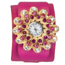 Ladies watch DI LEO Sole, pink, no battery check!