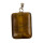 Pendant rectangle, 20x15mm, tiger eye