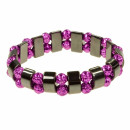 Hämatitarmband Rose, Large, Rosa