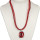 Bandkette Oval, Rot