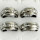 Stainless steel ring with outside ring