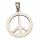 Stainless steel pendant peace
