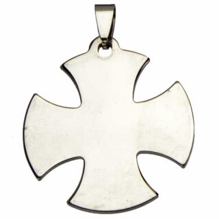 Edelstahlanhänger Kreuz