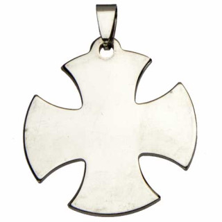 Stainless steel pendant cross