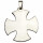 Edelstahlanhänger Kreuz