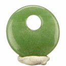 Anhänger Kreis, 30mm, Grüner Aventurin