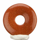 Donut, 30mm, gold sandstone