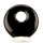 Pendant circle, 18mm, black agate