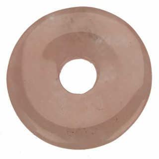 Donut, 18mm, rose quartz