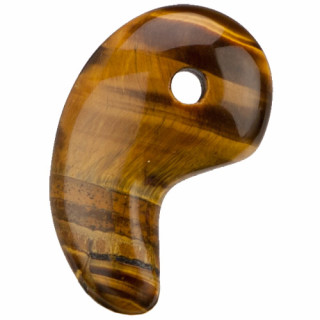 Pendant, 30mm, tiger eye