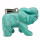 pendant elephant, 40mm, synth. turquoise