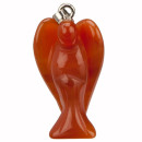 Pendant Angel large, 36mm, red agate