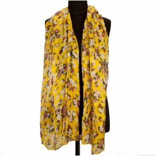 Scarf  160x50cm, yellow - only 18pcs left!