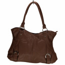 Fashionable handbag Betty, brown