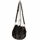 Fashionable handbag, sack bag, black