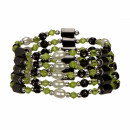 Open magnetic chain pearl, green