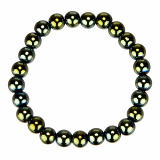 Magnetic bead bracelet Multicolour, 8mm, turquoise-green