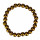 Magnetic bead bracelet stainless steel look, bronze