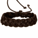 Leather bracelet, Brown