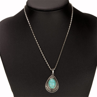 Necklace synth. turquoise