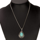 Necklace synth. turquoise