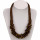 Natural stone necklace tiger eye
