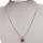 Fashion chain with ball pendant, purple